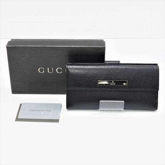 Gucci long wallet W 035 1408 2150 GUCCI leather black - Picture 10 of 10
